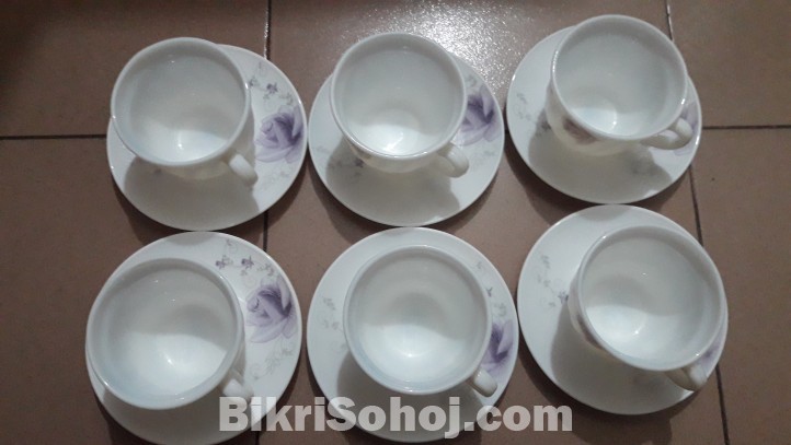 Coffee Cups with plates